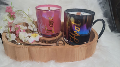 Crystal coconut Soy Candles