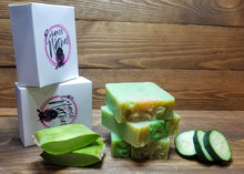 Load image into Gallery viewer, Cucumber Aloe Avocado soap